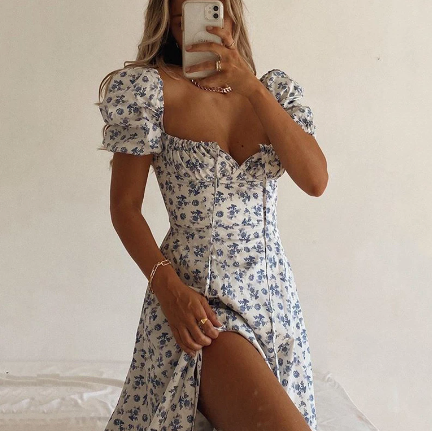 Blue Eloise Dress – Shop Lena Jade
